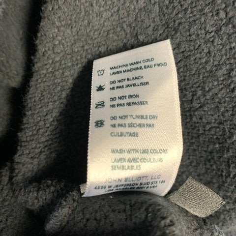 JOHN ELLIOTT FW18 Size XL Black Cotton Crew Neck Sweatshirt