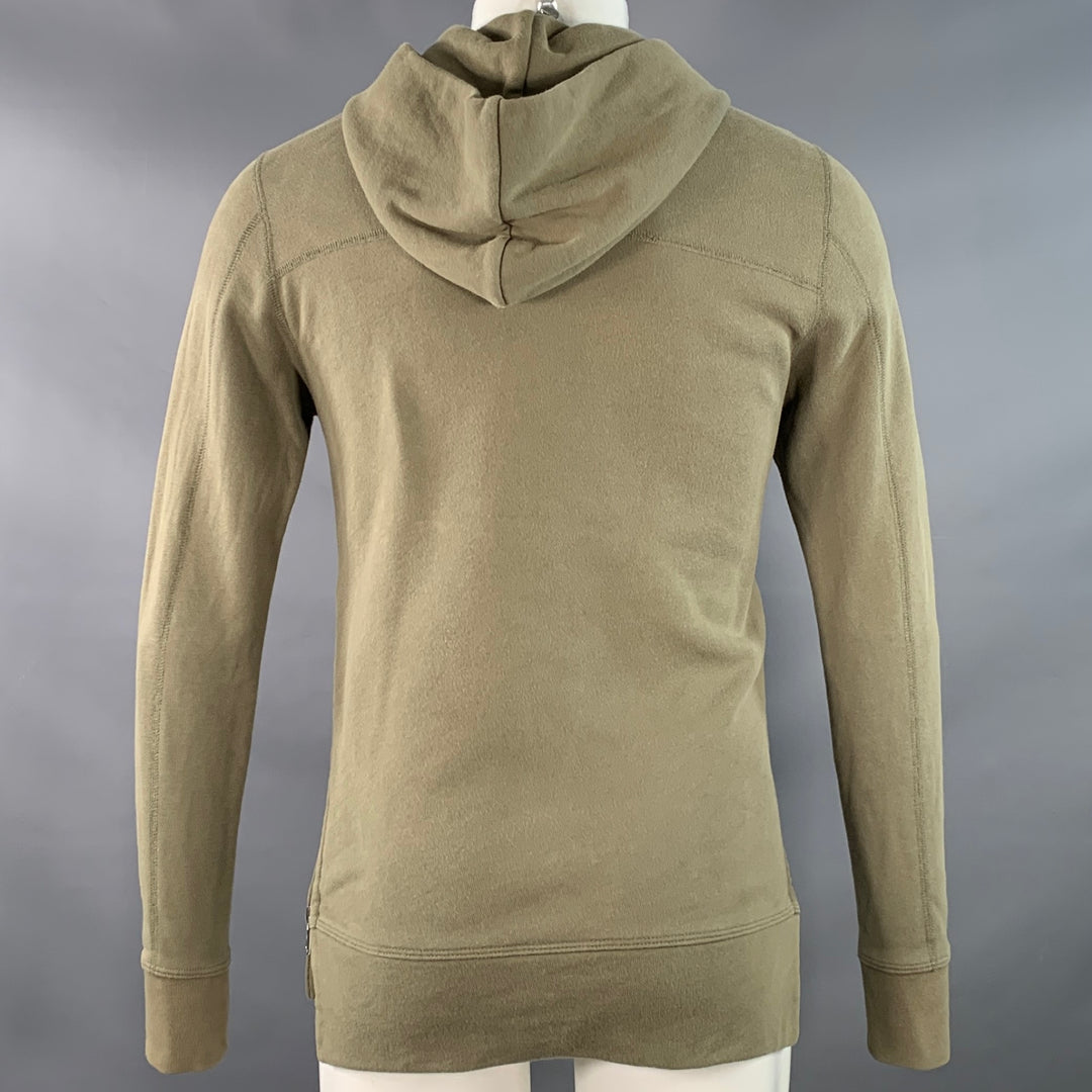 JOHN ELLIOTT Size XS Green Cotton Hoodie Sweatshirt