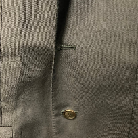 BURBERRY PRORSUM Size 36 Black Virgin Wool Mohair Sport Coat