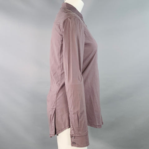 KRISTENSEN DU NORD Size S Brown Cotton Blend One Pocket Casual Top
