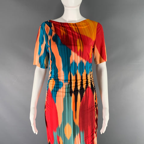 ETRO Size 6 Multi-Color Viscose Print Shift Dress