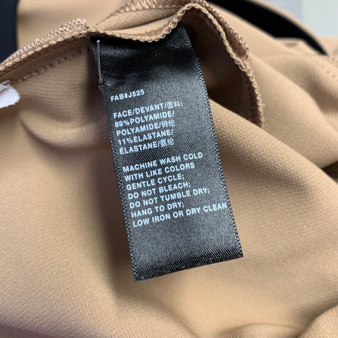 LAFAYETTE 148 Size 8 Tan Polyamide Bend Trouser Cut Casual Pants