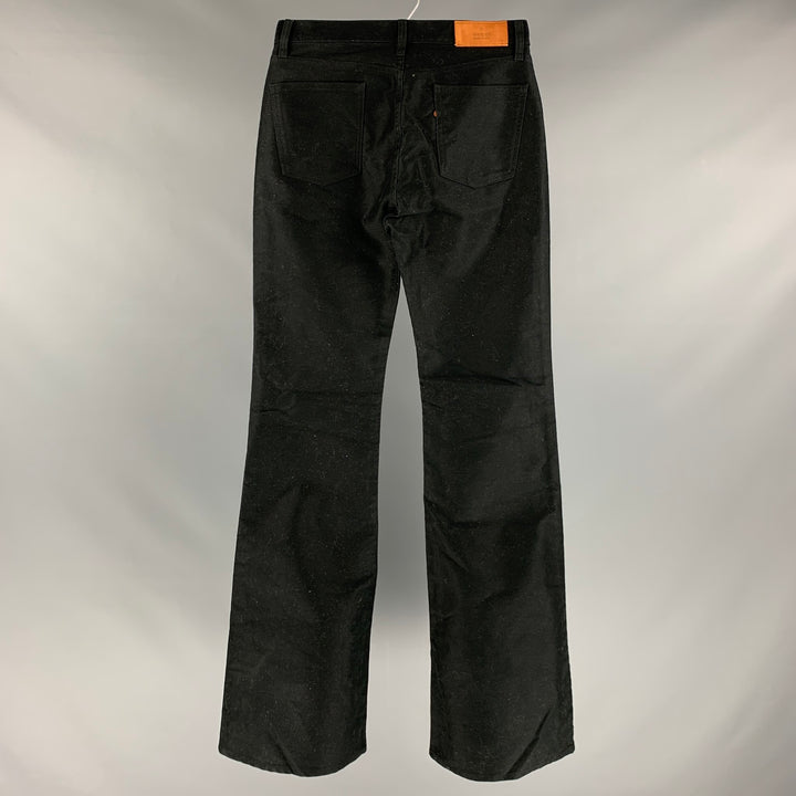GUCCI Size 28 Black Cotton Bootcut Jeans