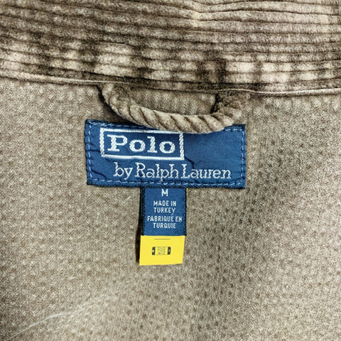 POLO by RALPH LAUREN Size M Brown Corduroy Cotton Blend Trucker Chore Jacket