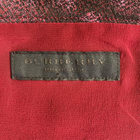 BURBERRY PRORSUM Size M Burgundy Purple Polyester Sheath Cocktail Dress
