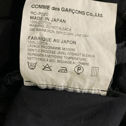 COMME des GARCONS Size S Black Cotton Drop crotch Shorts