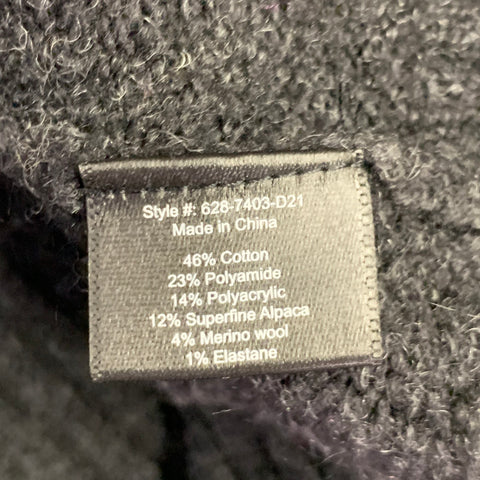 JENNI KAYNE Size XS Grey Cotton Blend Crew Neck Sweater
