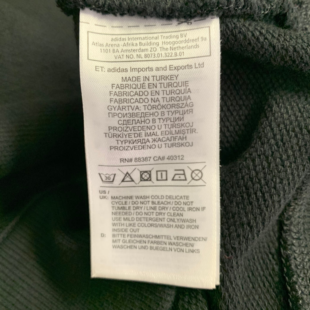 ALEXANDER WANG Size M Black Red Graphic Cotton Crew Neck Sweatshirt