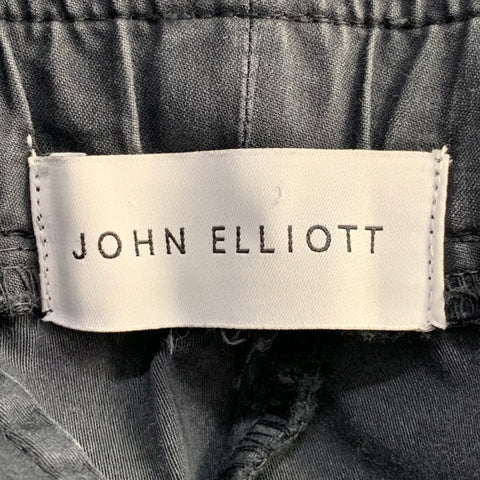 JOHN ELLIOTT Size XS Grey Charcoal Cotton Cargo Casual Pants