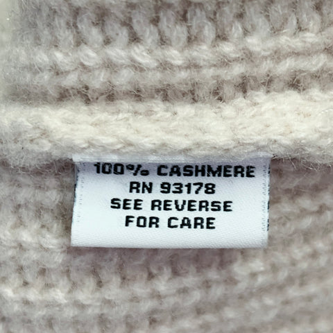 THE CASHMERE PROJECT Size S Grey Light Cashmere Textured Oversized Cardigan