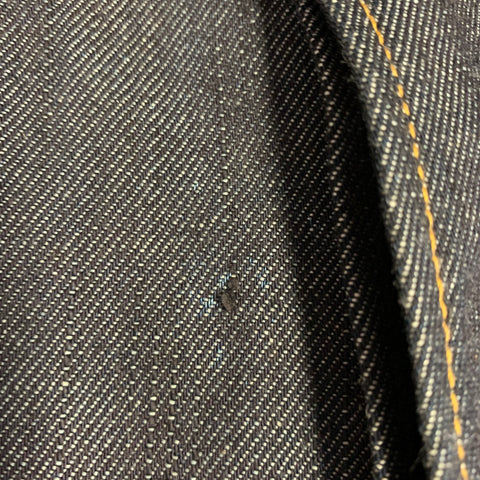 Jeans en coton indigo bleu à braguette boutonnée SIMON MILLER Taille 32