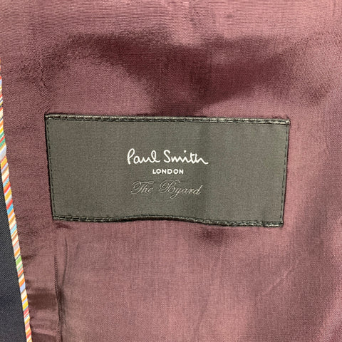 PAUL SMITH The Byard  Size 36 Navy Wool / Mohair Single Breasted Notch Lapel Suit