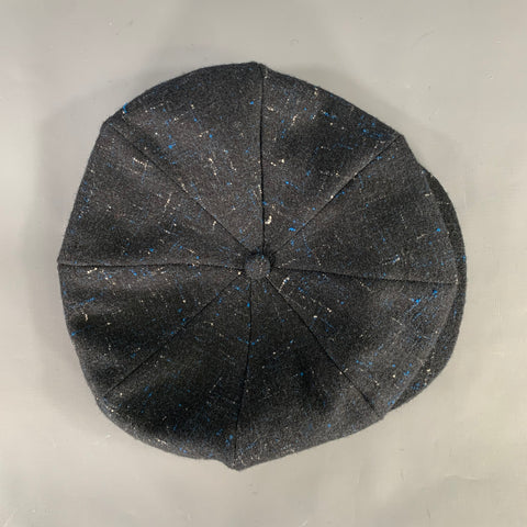 MONSIVAIS & CO. Size One Size Black Blue Canvas wool Hats