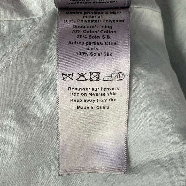 ZADIG & VOLTAIRE Size S Vivi Silver Polyester Sequined Jacket Blazer