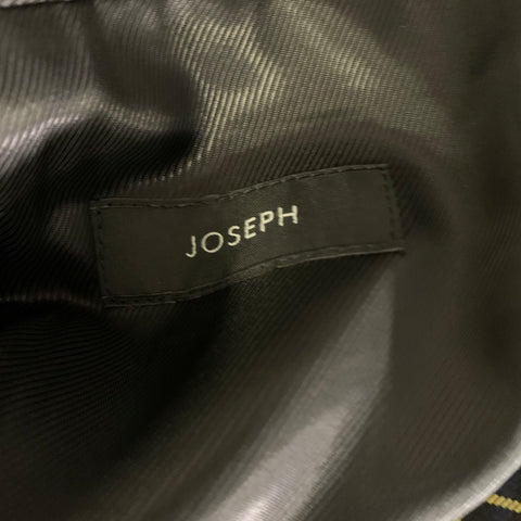JOSEPH Chest Size 42 Navy Yellow Plaid Cotton Notch Lapel 34 30 Suit