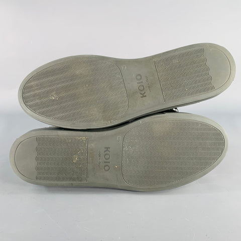 KOIO Size 12 Grey Suede Low Top Rubber Sole Sneakers