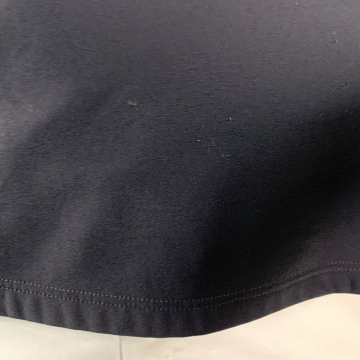 PRADA Size XXL Navy Nylon Blend One Pocket 1/4 Zip Pullover