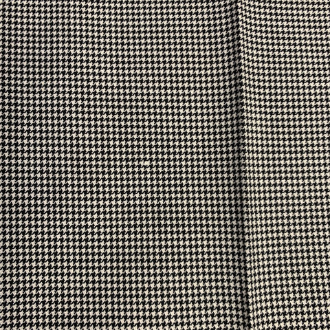 RALPH LAUREN Size 40 Regular Black Grey Houndstooth Wool Notch Lapel Suit
