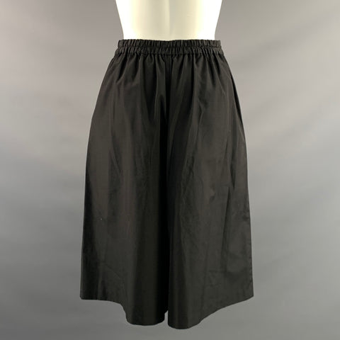 BEAUTY & YOUTH Size S Black Polyester Cotton Elastic Waistband Shorts