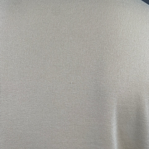 PIACENZA 1733 Size XXXL Cream Silk Cotton Crew Neck Pullover