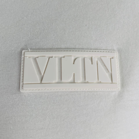VALENTINO Size XL White Cotton Crew Neck T-shirt