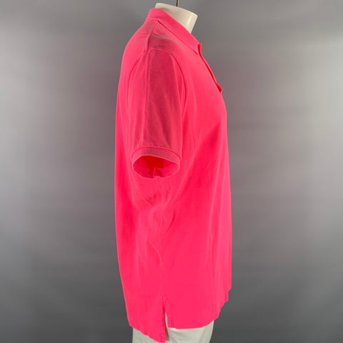 POLO by RALPH LAUREN Size XL Pink Neon Pink Cotton Polo