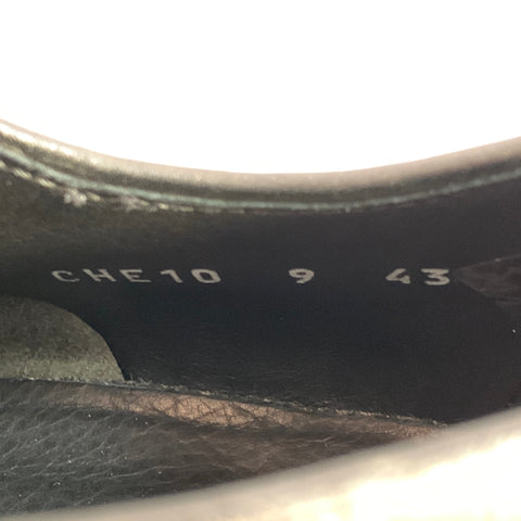PAUL SMITH Size 10 Black Leather Derby Lace-Up Flexible Travel Shoes