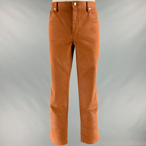 SEFR Taille 36 Pantalon décontracté en mélange de polyester camel 5 poches