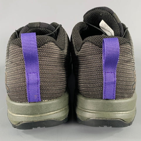 SALOMON Size 7 -Outpro Matryx- Black Purple Polyamide Blend Slip On Sneakers