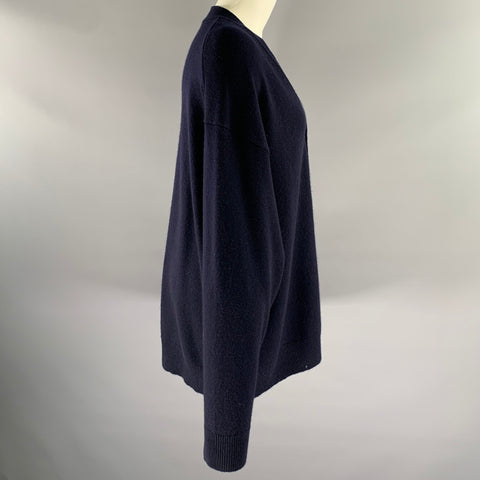 SOFIE D'HOORE Size S Navy Wool Cashmere Long Cardigan