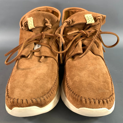 VISVIM Size 12 Brown Suede Chukka Boots