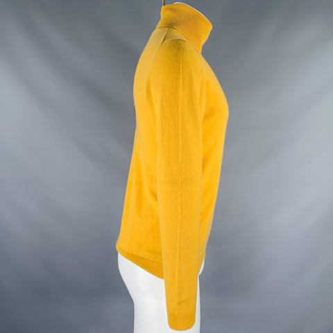 DUCA DI S.GIUSTO Taille M Jaune Pull col roulé en cachemire
