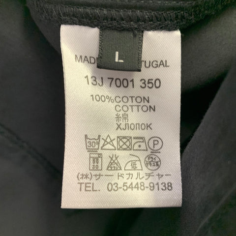GIVENCHY Size L Black Cotton Crew Neck T-Shirt