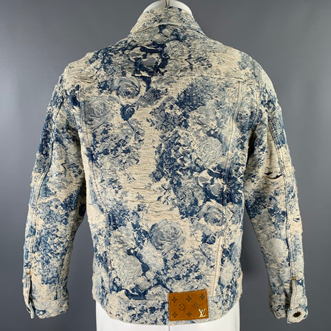 Veste en jean vieilli LOUIS VUITTON FW 2022