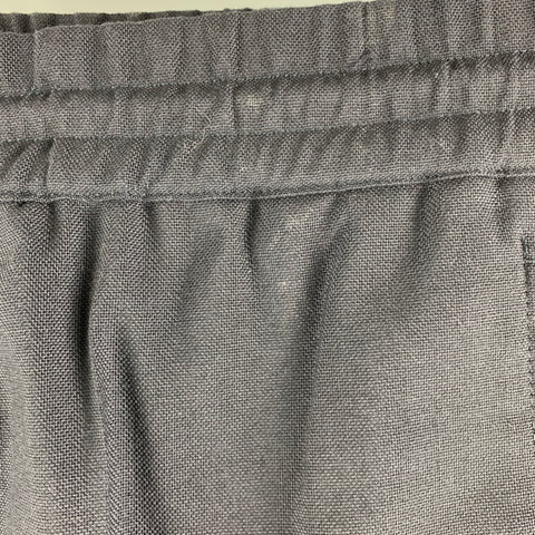 SANDRO Size 30 Navy White Vertical Stripe Wool Drawstring Casual Pants