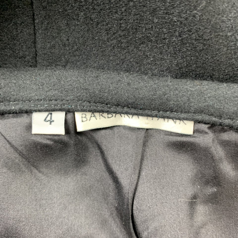 BARBARA TFANK Size 4 Black Pencil Skirt