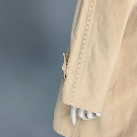 RALPH LAUREN Blue Label Size 10 Beige Cotton Nylon Coat