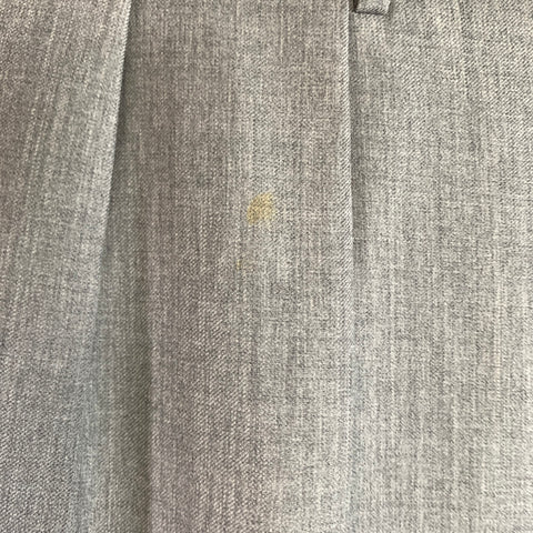 RALPH LAUREN Size 30 Grey Wool Pleated Dress Pants