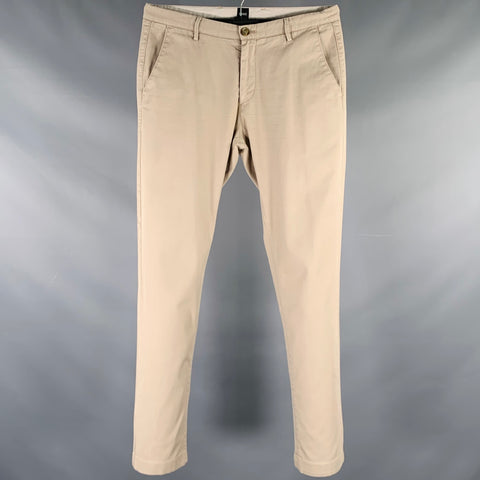 HUGO BOSS Size 30 Beige Cotton Blend Chino Casual Pants