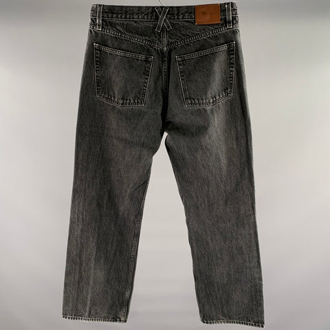 ALEX MILL Size 32 Black Wash Cotton Loose fit Jeans