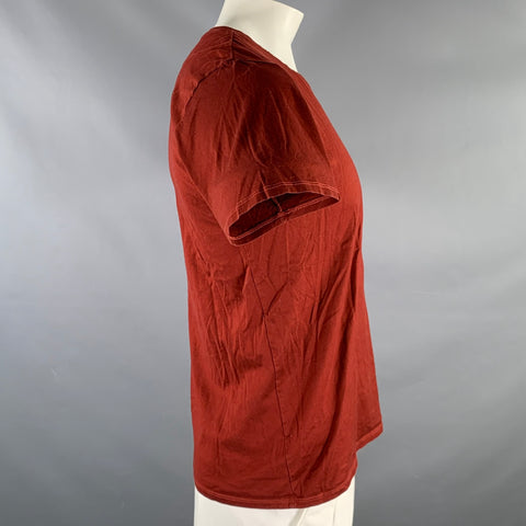 NICE COLLECTIVE Size XL Red Cotton Classic T-shirt