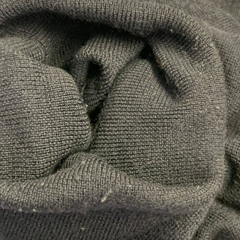 EMPORIO ARMANI Size M Navy Tan Contrast Trim Wool Turtleneck Pullover