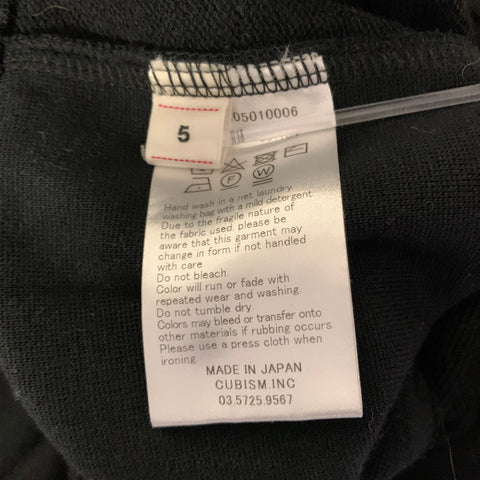 VISVIM Size XL Black Wash Cotton Hoodie Sweatshirt