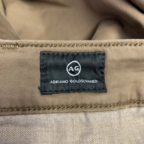 ADRIANO GOLDSCHMIED Size 29 Brown Cotton Blend Casual Pants