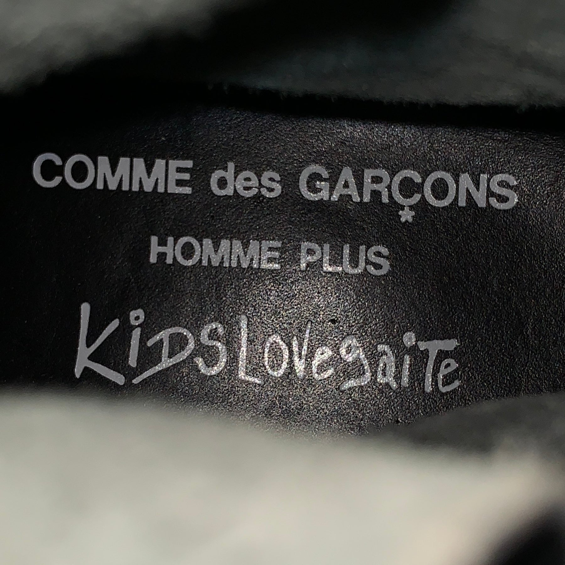 COMME des GARCONS HOMME PLUS Size 10 Black Leather Pull On  display picture 2