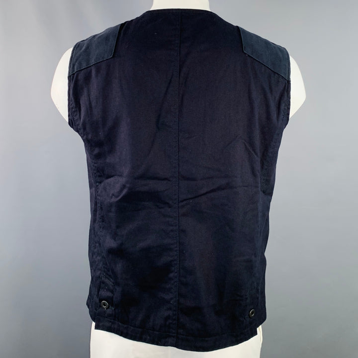PALLET LIFE STORY Size L Navy Twill Cotton Utility Vest