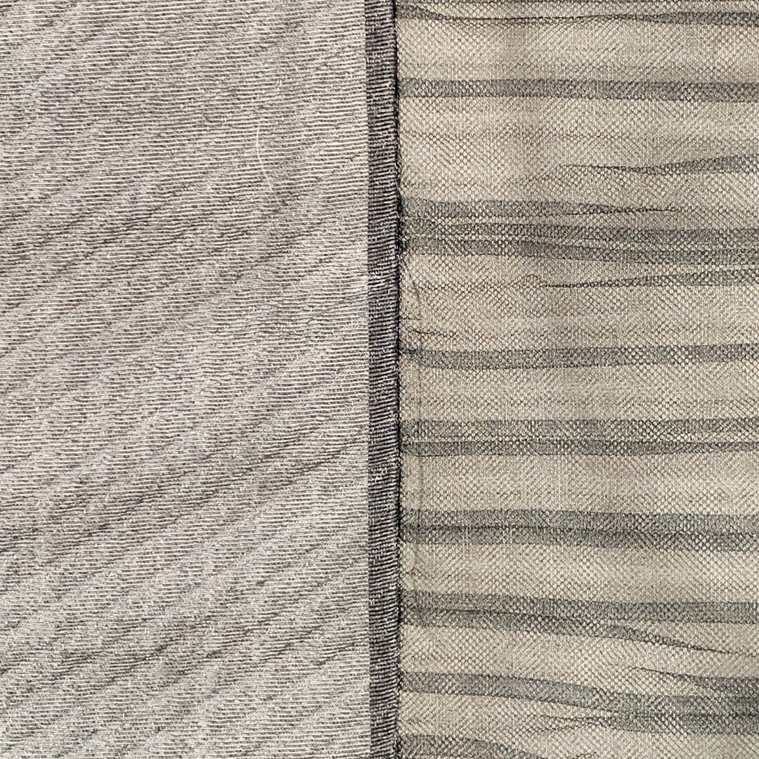 RICK OWENS SS18 DIRT Black Mixed Fabrics Patchwork Organza Snaps Cape