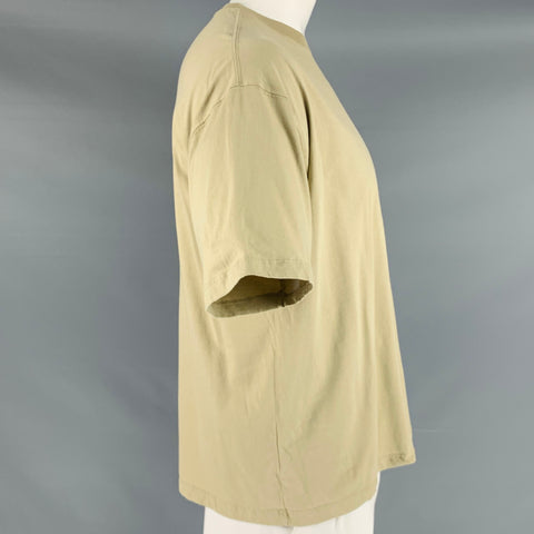 OPENING CEREMONY Size L Taupe New York Graphic Cotton Crew Neck T-shirt