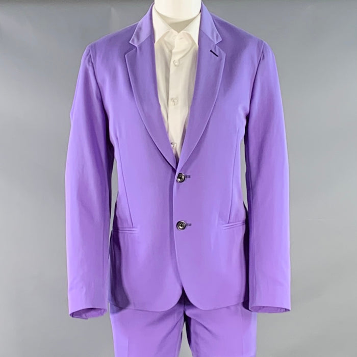 PAUL SMITH Size 36 Soho Fit Purple Lavender Wool Notch Lapel Suit