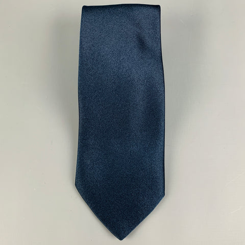 WILKES BASHFORD Navy Silk Tie